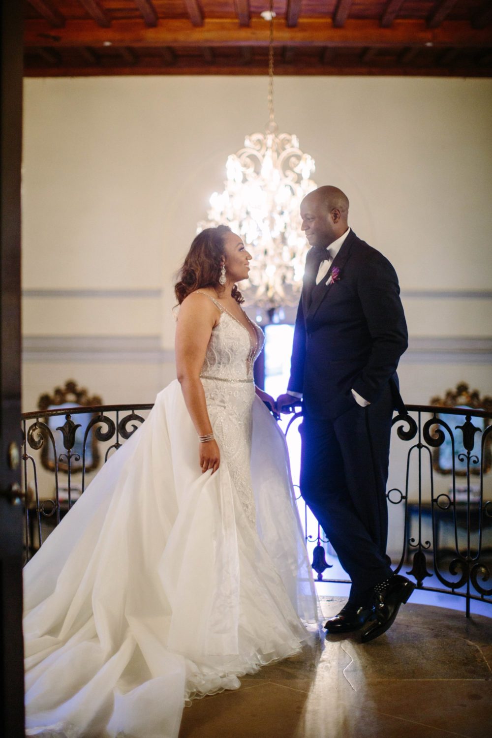 Wedding portraits on Oheka Castle New York.