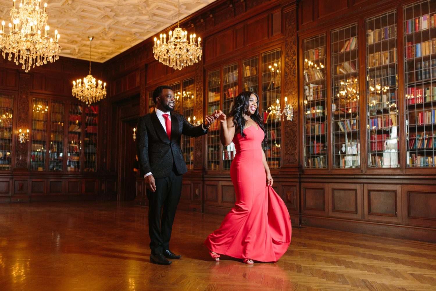 Luxury engagement photos at Casa Loma.