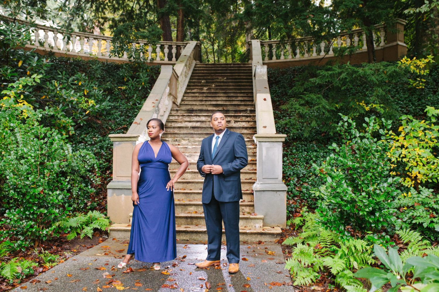 Atlanta engagement session at Cator Woolford gardens.