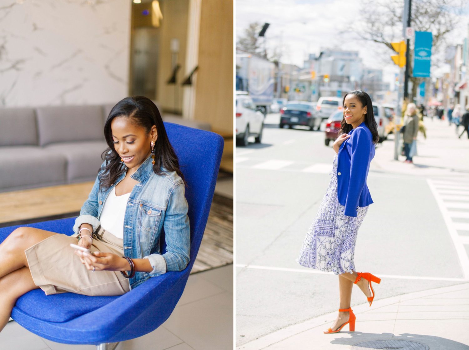 Toronto street style photographer for blogger Nneka Elliott